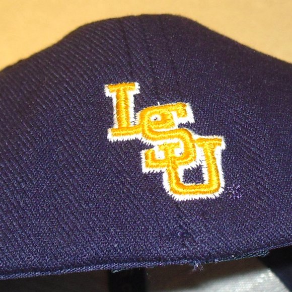Lsu Tigers University Kids Youth Zephyr Purple Stretch Fit hat New Ncaa - Picture 4 of 4
